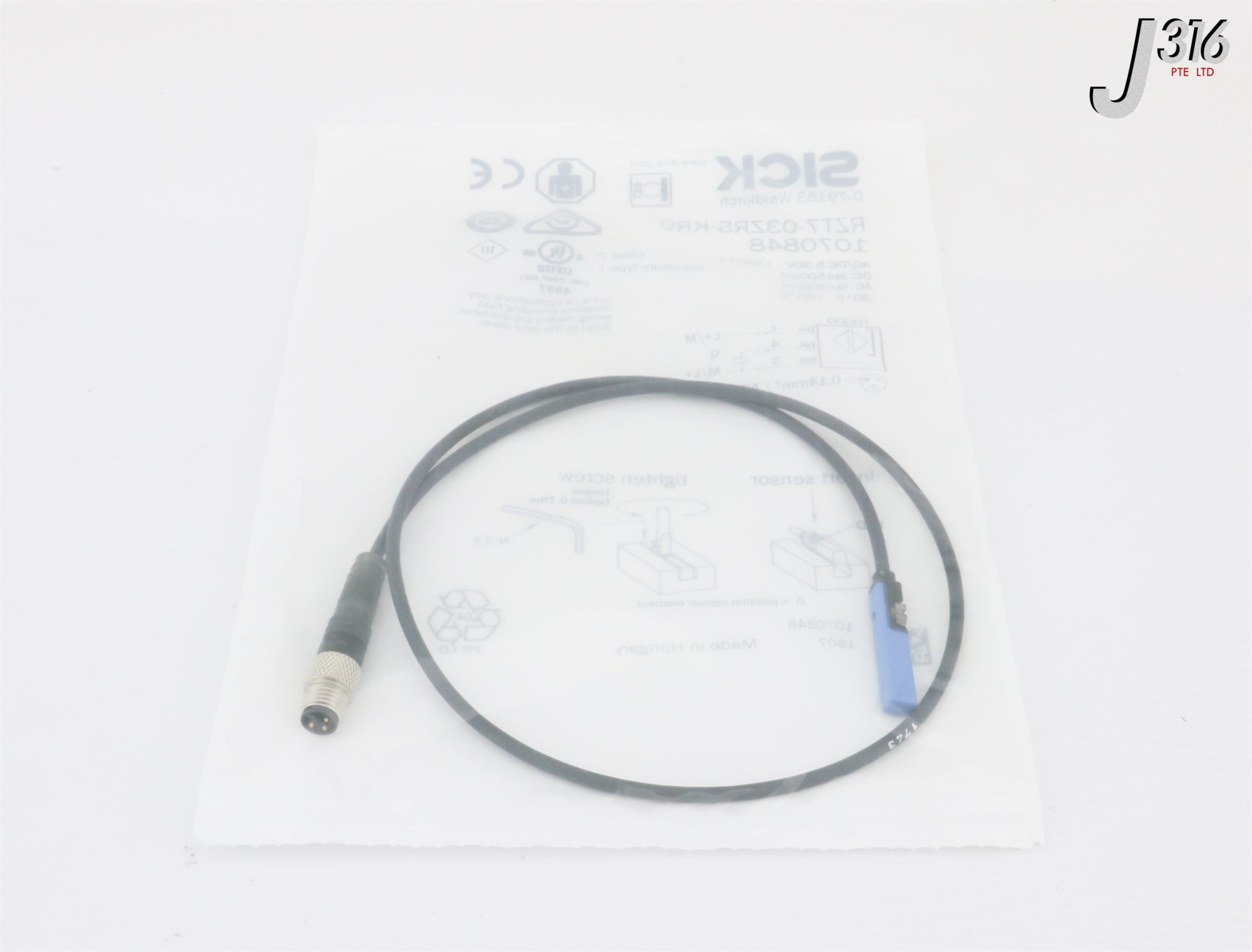 31238 SICK MAGNETIC CYLINDER SENSOR, 1070848 (NEW) RZT7-03ZRS-KR0 31238 SICK MAGNETIC CYLINDER SENSOR, 1070848 (NEW) RZT7-03ZRS-KR0